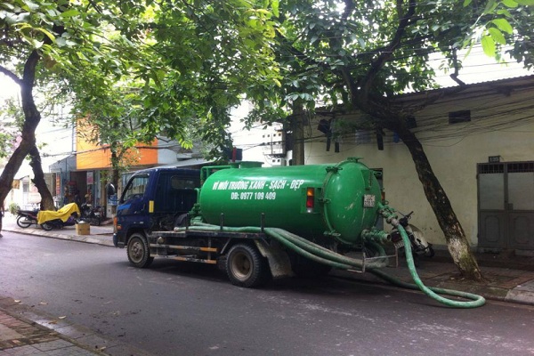 xe hút bể phốt việt linh